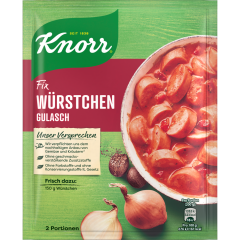 Knorr Fix Würstchen Gulasch für 2 Portionen 