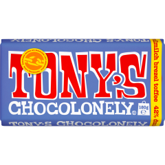 Tony's Chocolonely Dunkle Vollmilchschokolade Brezel Toffee 180 g 