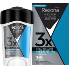Rexona Men Maximum Protection Deo Creme-Stick Anti-Transpirant Clean Scent 45 ml 