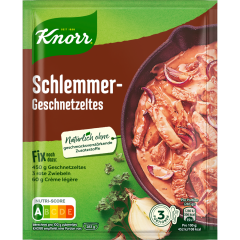 Knorr Fix Schlemmer Geschnetzeltes für 3 Portionen 