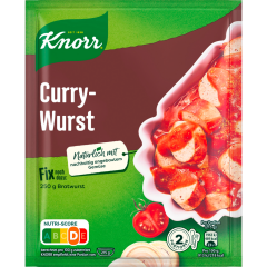 Knorr Fix Currywurst für 2 Portionen 