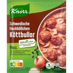 Knorr Fix Schwedische Hackbällchen Köttbullar für 3 Portionen 