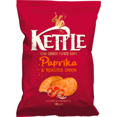 Kettle Chips Paprika & Roasted Onion Chips 130 g 