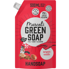 Marcel's Green Soap Handseife Argan & Oudh Nachfüller 500 ml 