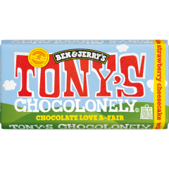 Tony's Chocolonely Weiße SchokoladeStrawberry Cheesecake 180 g 