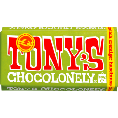 Tony's Chocolonely Vollmilchschokolade Cremiger Haselnuss Crunch 180 g 