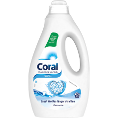 Coral White+ Waschmittel flüssig 23 Waschladungen 