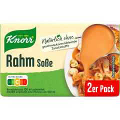 Knorr Rahm Soße für 2 x 250 ml 
