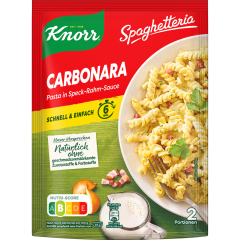Knorr Spaghetteria Carbonara für 2 Portionen 