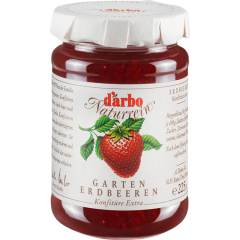 d'arbo Naturrein Garten Erdbeeren Konfitüre Extra 225 g 