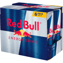 Red Bull Energy Drink - 6-Pack 6 x 0,25 l 