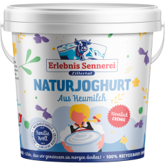 Erlebnis Sennerei Zillertal Naturjoghurt 3,5 % Fett 1 kg 