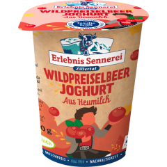 Erlebnis Sennerei Zillertal Frucht-Joghurt Preiselbeere 3,5 % Fett 180 g 