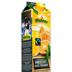 Pfanner Fairtrade Orangensaft 1 l 
