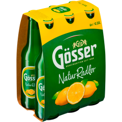 Gösser Natur Radler Zitrone - 6-Pack 6 x 0,33 l 