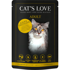 CAT'S LOVE Mix Kalb & Truthahn 85 g 