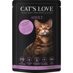 CAT'S LOVE Lachs & Huhn 85 g 