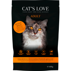 CAT'S LOVE Trocken Adult Pute & Wild 400 g 