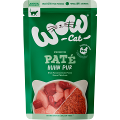 WOW Cat Adult Paté Huhn Pur 125 g 