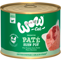WOW Cat Adult Paté Huhn Pur 200 g 