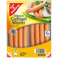 GUT & GÜNSTIG Geflügel Wiener 400 g 