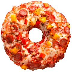 Bakerman Pizza-Donut 100 % Putensalami 125 g 