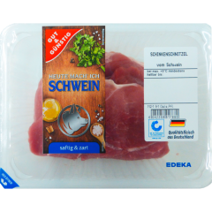 GUT & GÜNSTIG Schweineschinkenschnitzel 500 g 