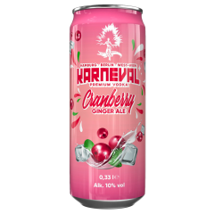 Karneval Cranberry Ginger Ale 10 % vol. 0,33 l 