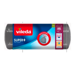 Vileda Super+ Müllbeutel mit Zugband 50 l 10 Stück 