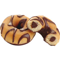 DEH Donut mit Kakaocremefüllung 