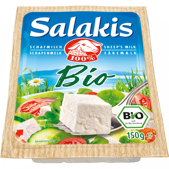 Salakis Bio Schafskäse 48 % Fett i. Tr. 150 g 