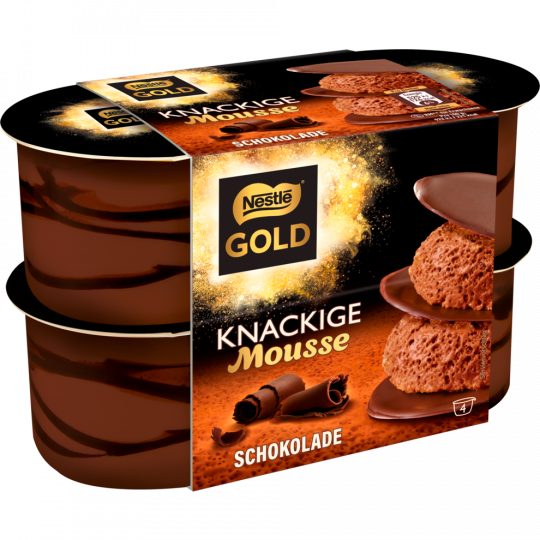 Nestlé Knackige Mousse Schokolade 4 x 57 g 