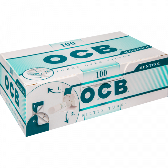OCB Menthol Filterhülsen 100 Stück 