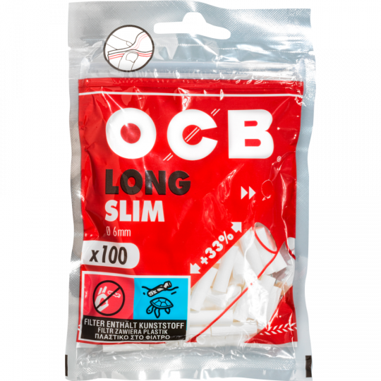 OCB Long Slim Filter 100 Stück 