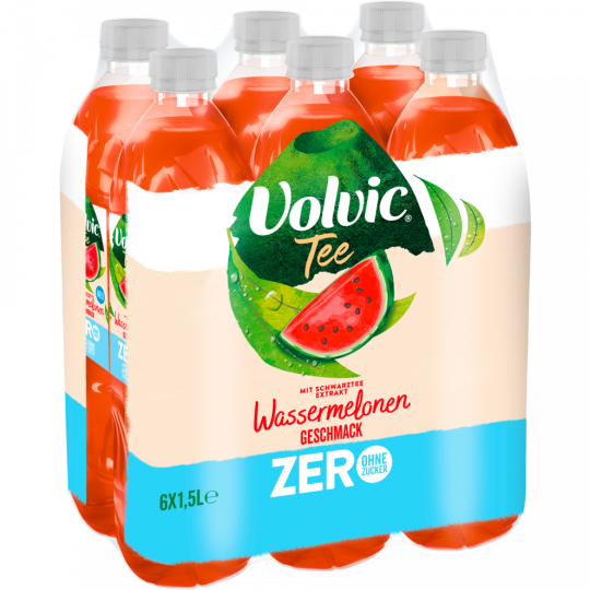 Volvic Tee Zero Wassermelone - 6-Pack 6 x 1,5 l 