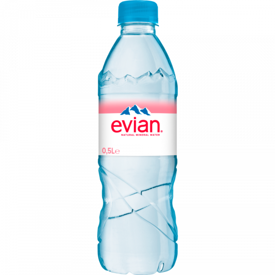 evian Premium Natural Mineralwasser 0,5 l 