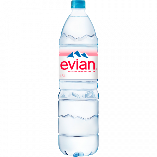 evian Premium Natural Mineralwasser 1,5 l 