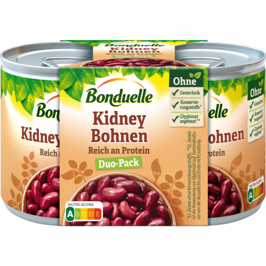 Bonduelle Kidney Bohnen Duo-Pack 2 x 200 g 