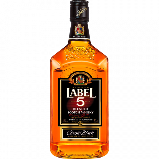 Label 5 Scotch Whisky 40 % vol. 0,5 l 