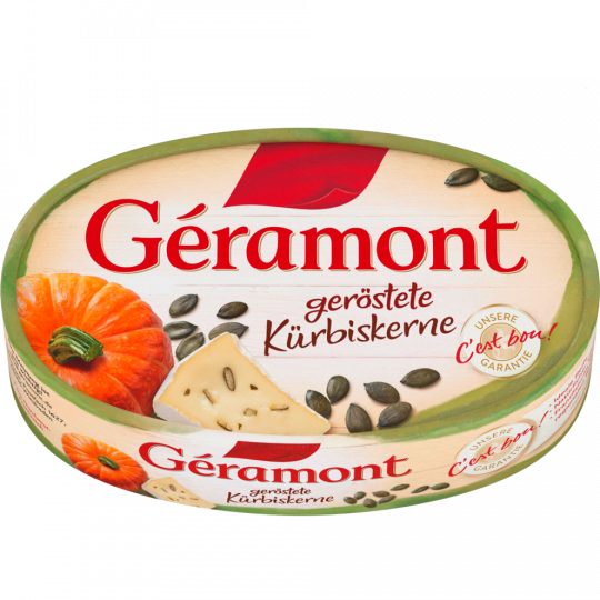 Géramont geröstete Kürbiskerne Doppelrahmstufe 180 g 