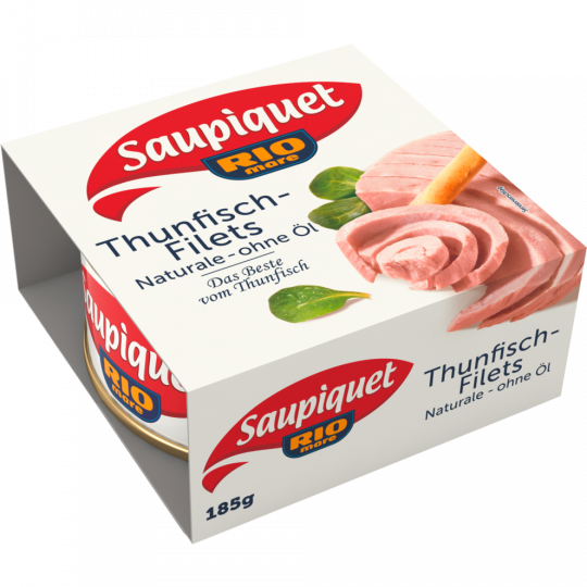 Saupiquet Thunfisch-Filets Naturale - ohne Öl 185 g 