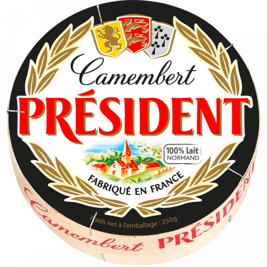 PRÉSIDENT Camembert Original 45% Fett i.Tr. 250 g 