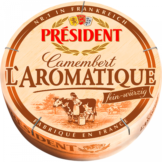 PRÉSIDENT Camembert L'Aromatique 45 % Fett i. Tr. 250 g 