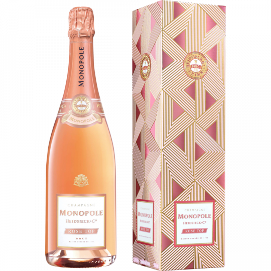 Heidsieck & Co Champagne Monopole Rosé Top Brut Geschenkpack 0,75 l 