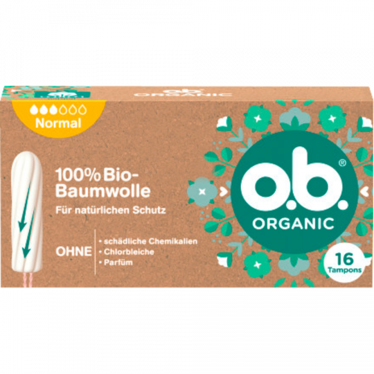 o.b. Organic Bio Tampon normal 16 Stück 
