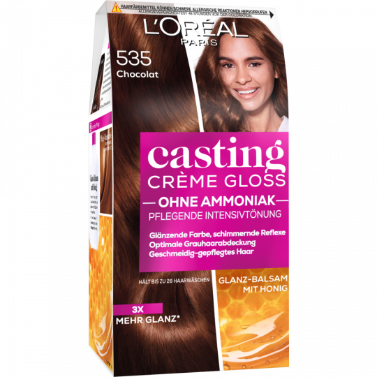 L'ORÉAL Casting Crème Gloss Pflegende Intensivtönung 535 Chocolat 