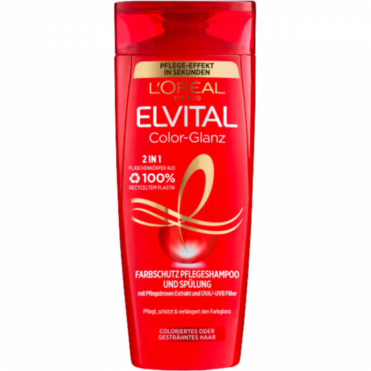 L'ORÉAL Elvital Color-Glanz 2 in 1 Shampoo & Spülung 300 ml 