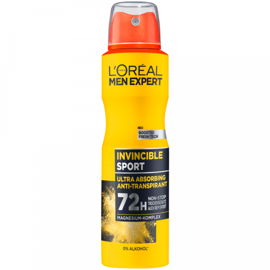 L'ORÉAL MEN EXPERT Invincible Sport Ultra Absorbing Anti-Transpirant 72h Deospray 150 ml 