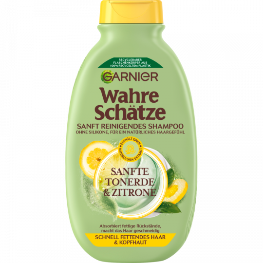 Garnier Wahre Schätze Sanft reinigens Shampoo Tonerde und Zitrone 250 ml 