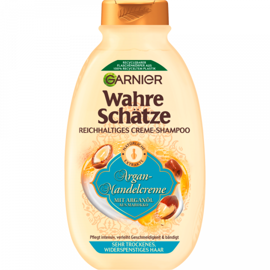 Garnier Wahre Schätze Reichhaltiges Creme-Shampoo Argan-Mandelcreme 250 ml 